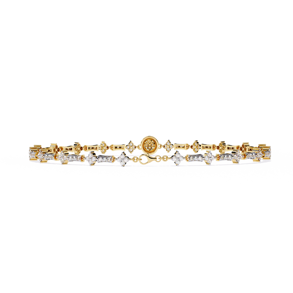 Diamond Chain Link Bracelet