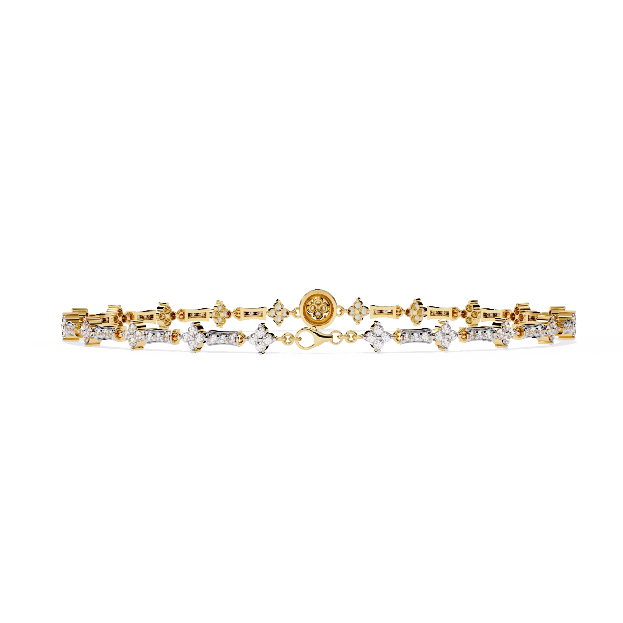 Diamond Chain Link Bracelet