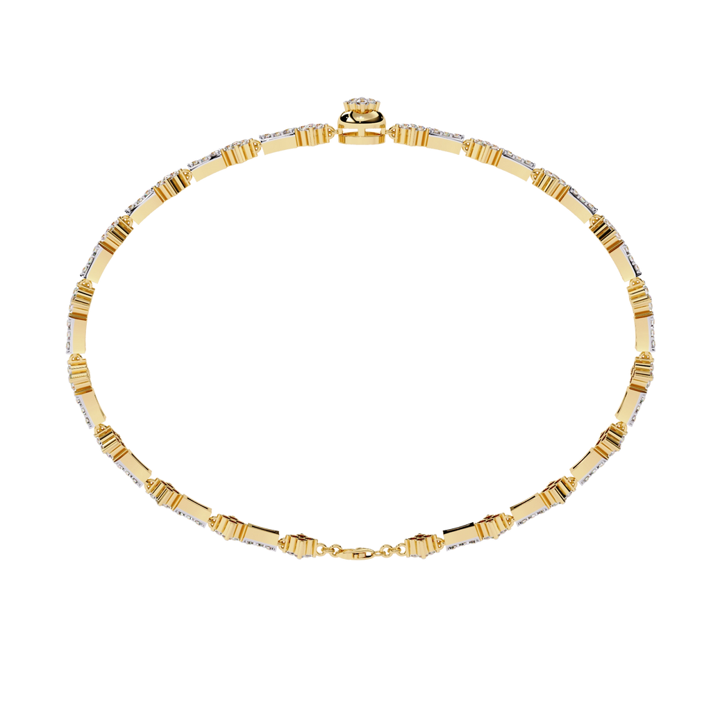 Diamond Chain Link Bracelet