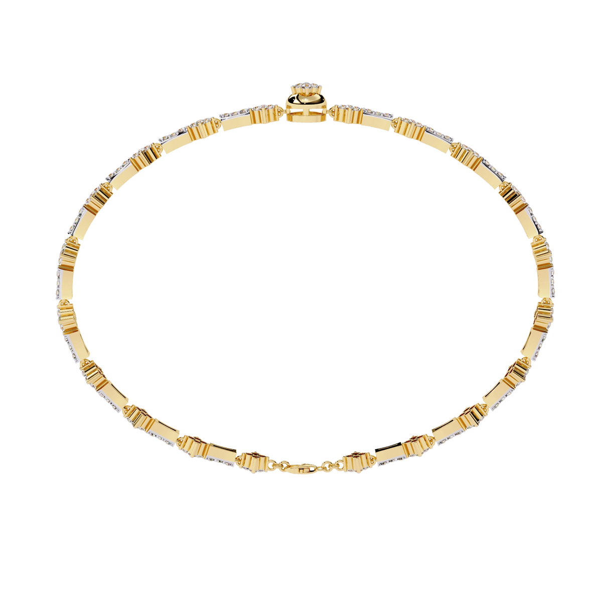 Diamond Chain Link Bracelet
