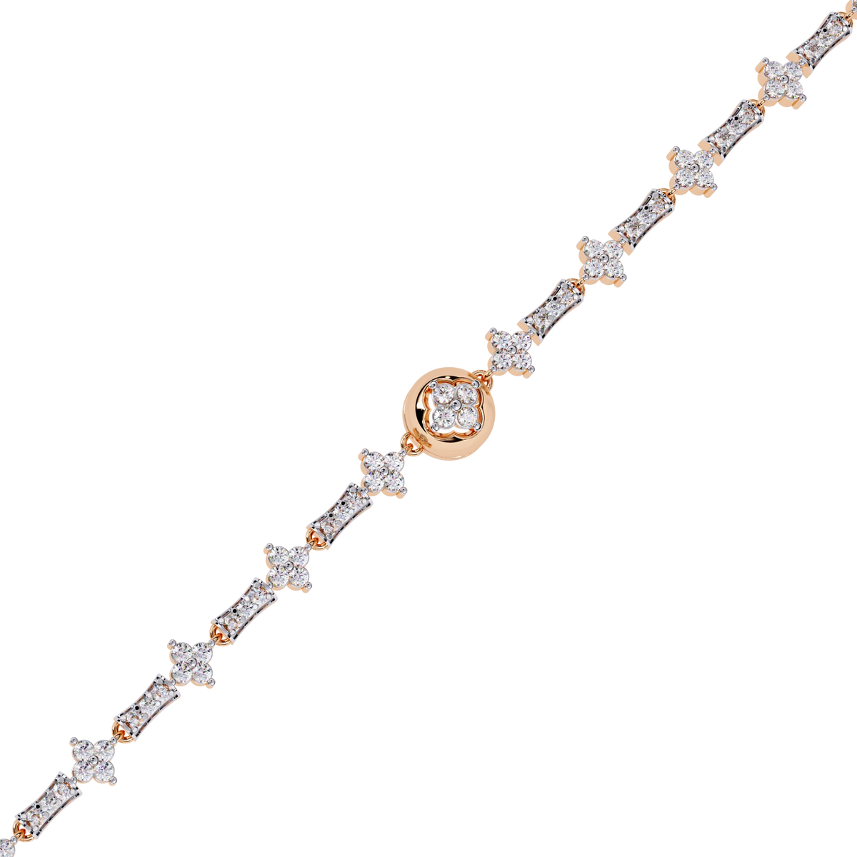 Diamond Chain Link Bracelet