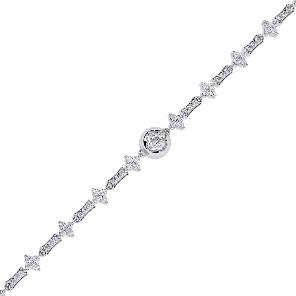 Diamond Chain Link Bracelet