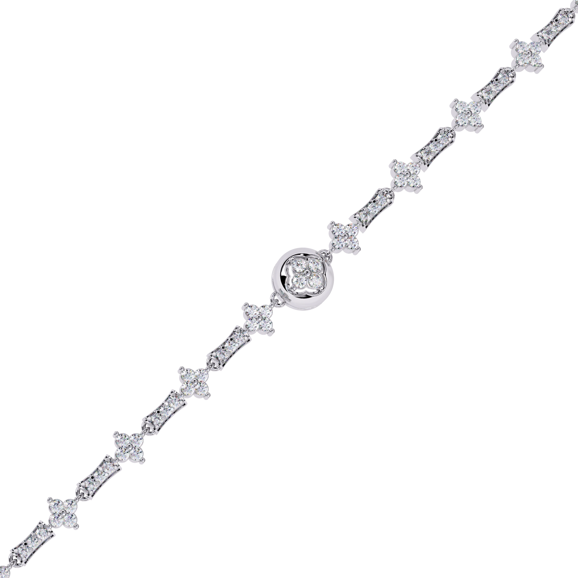 Diamond Chain Link Bracelet
