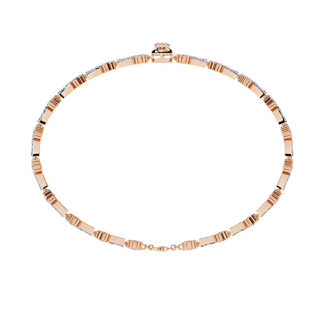 Diamond Chain Link Bracelet