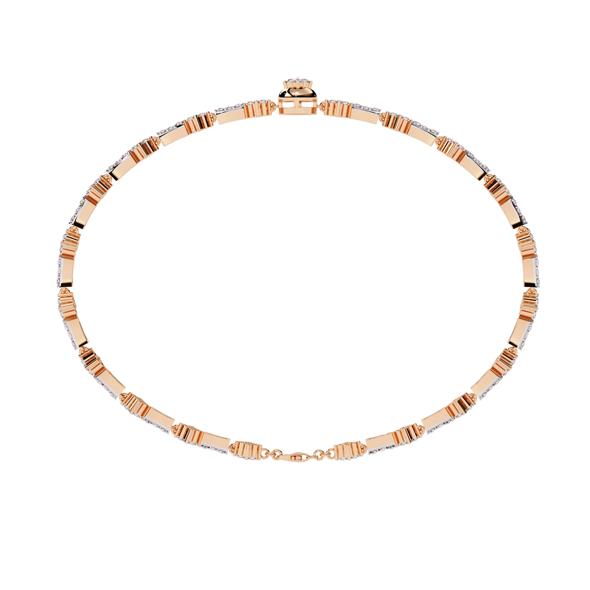 Diamond Chain Link Bracelet