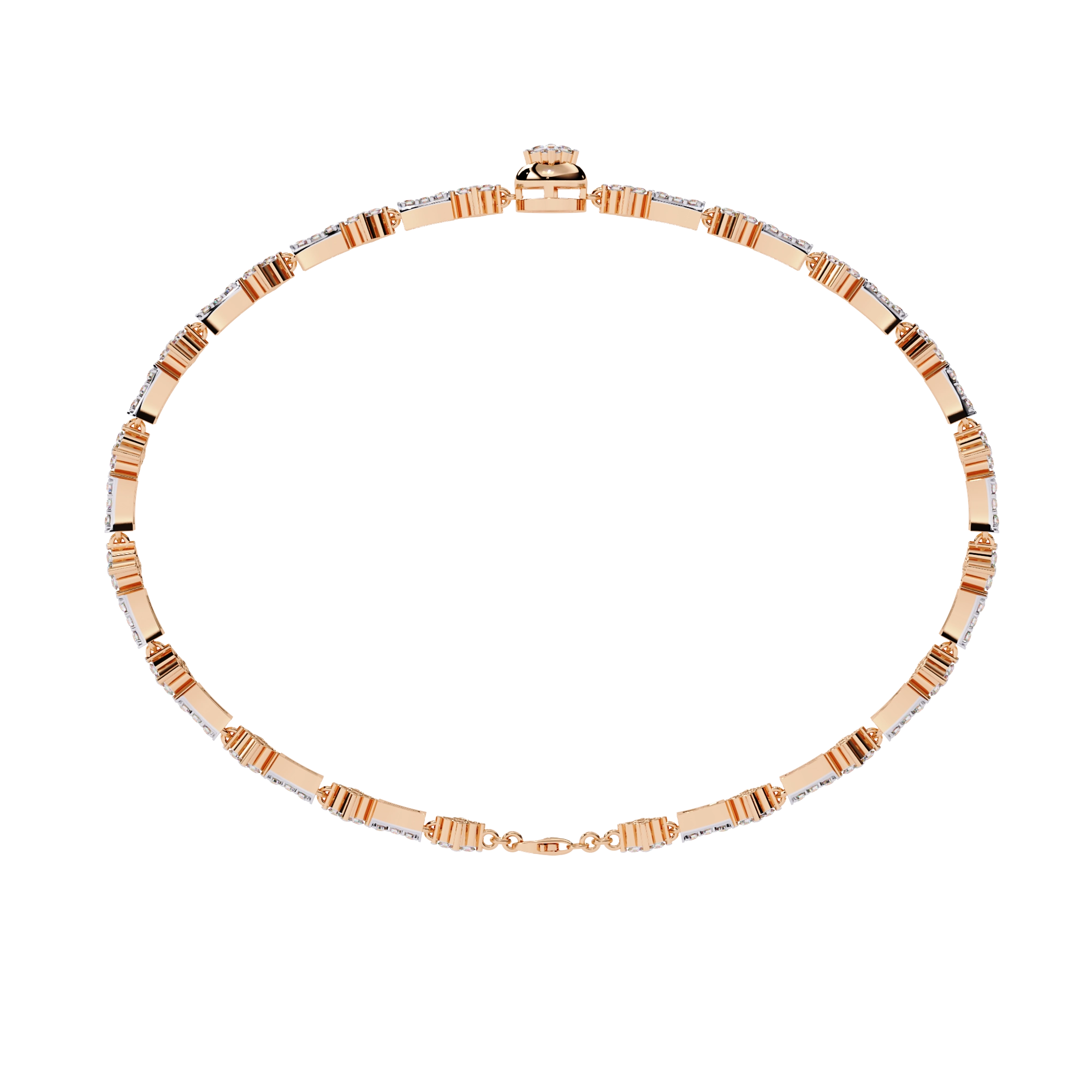 Diamond Chain Link Bracelet