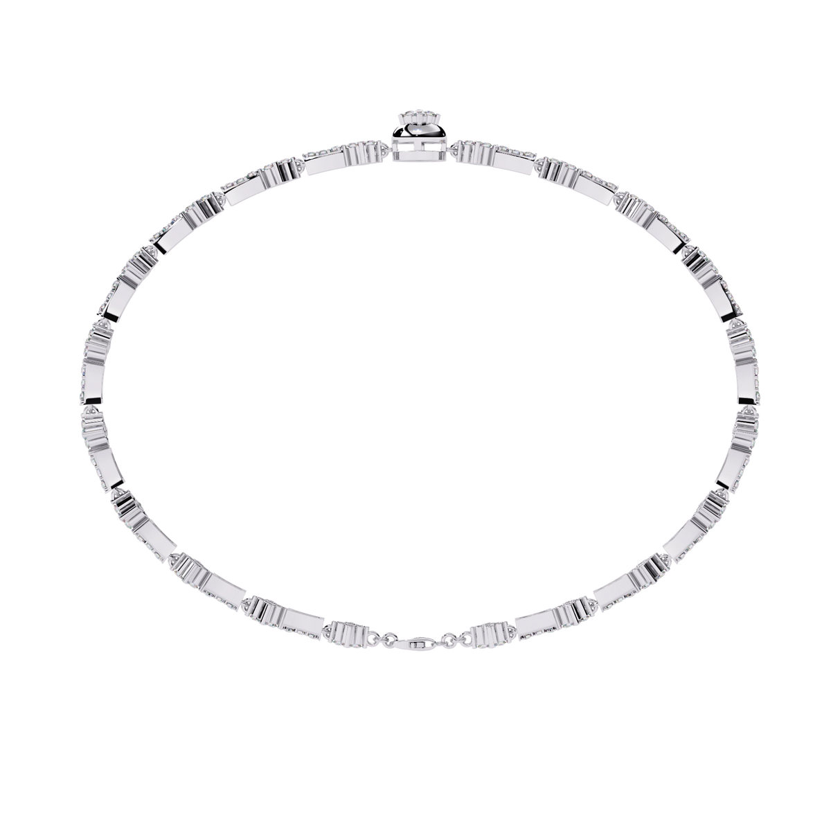 Diamond Chain Link Bracelet