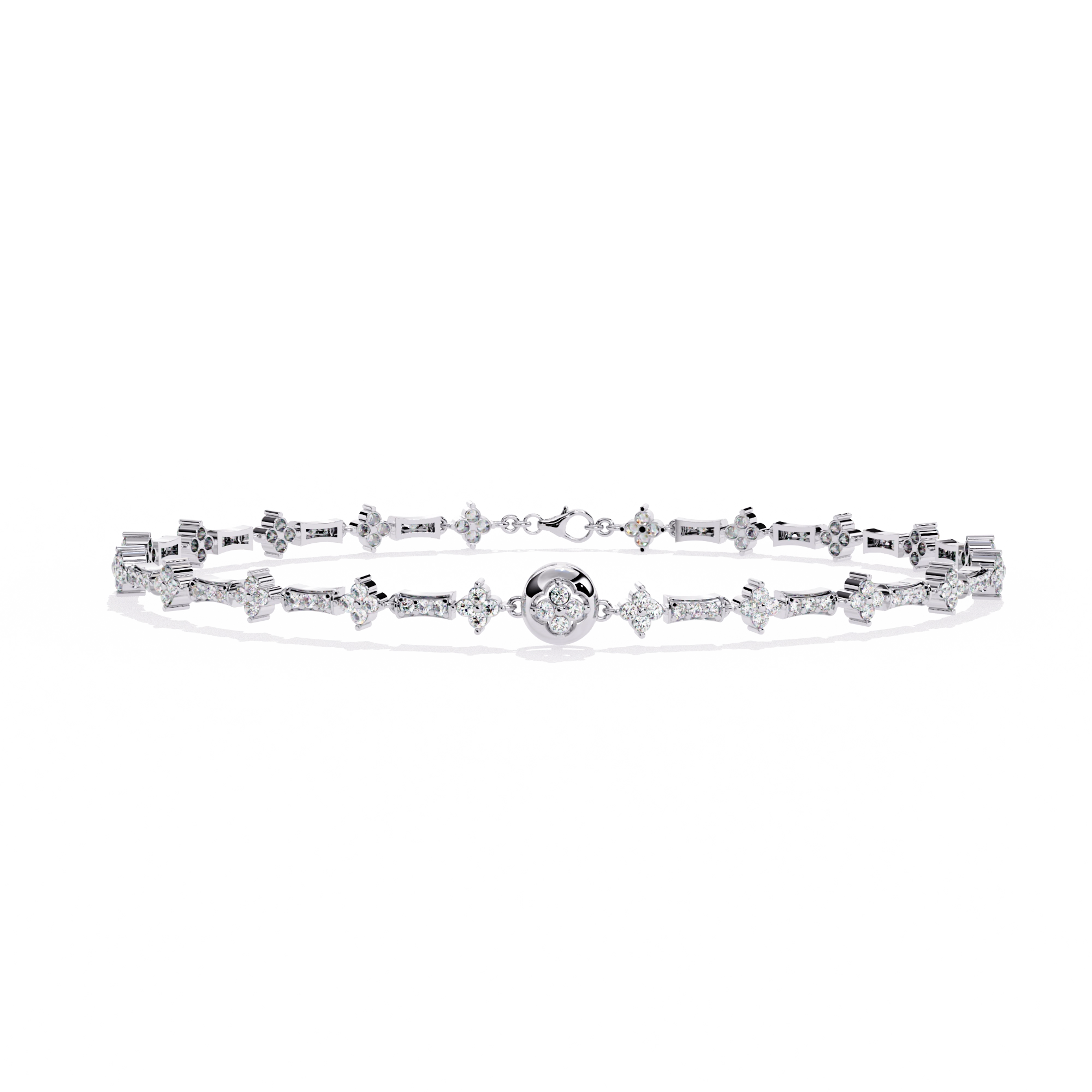 Diamond Chain Link Bracelet