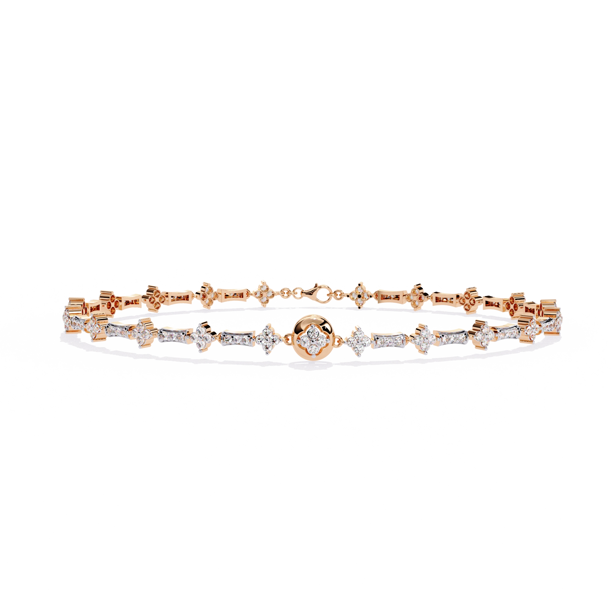 Diamond Chain Link Bracelet