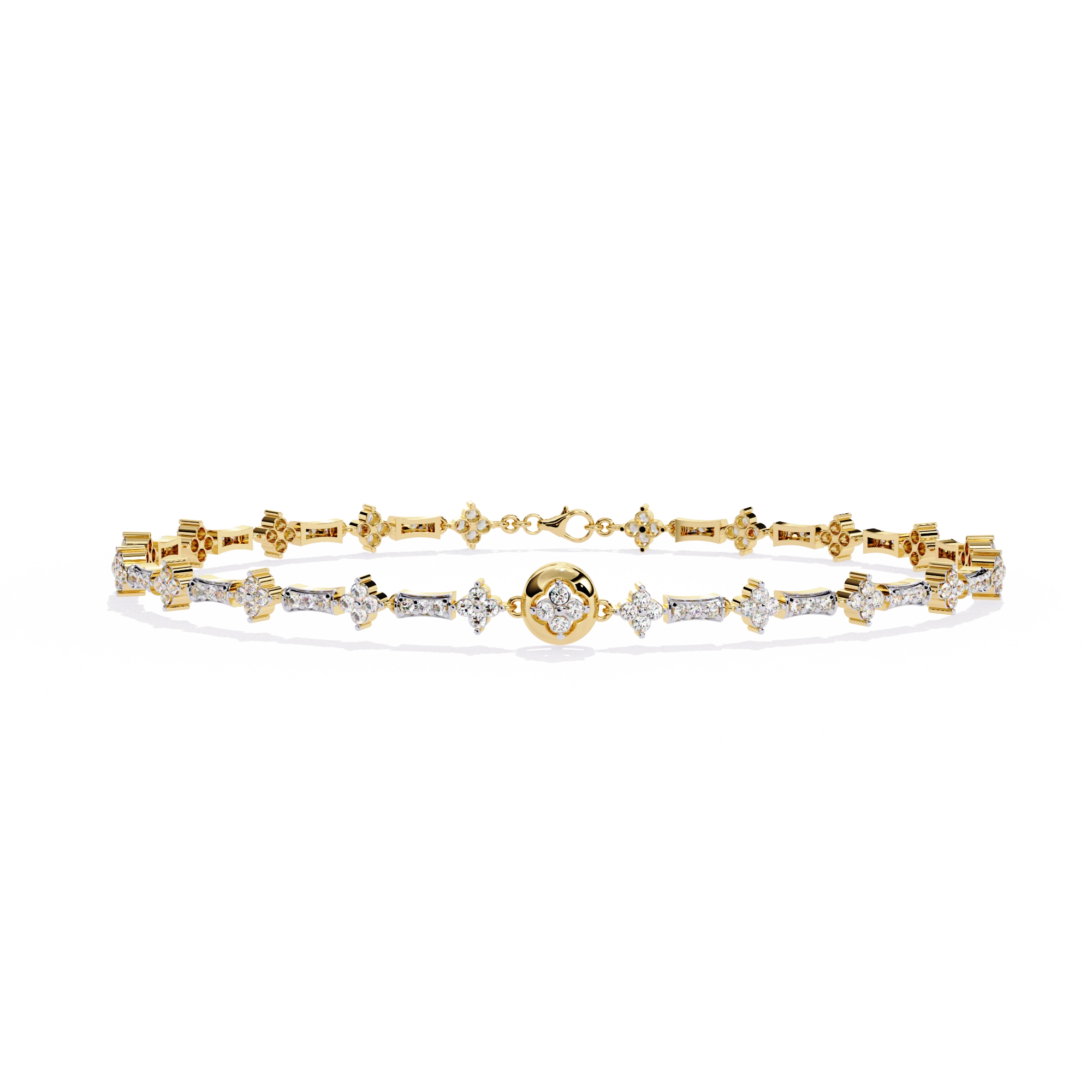Diamond Chain Link Bracelet