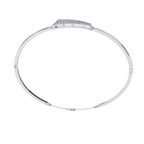 Minimal Diamond Cuff Bracelet
