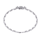 Floral Diamond Tennis Bracelet
