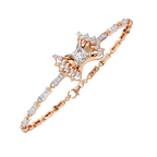 Floral Diamond Tennis Bracelet