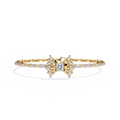 Floral Diamond Tennis Bracelet