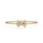 Floral Diamond Tennis Bracelet