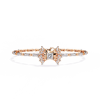 Floral Diamond Tennis Bracelet
