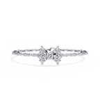 Floral Diamond Tennis Bracelet