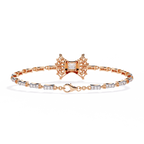 Floral Diamond Tennis Bracelet