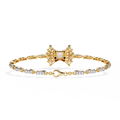 Floral Diamond Tennis Bracelet