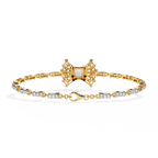 Floral Diamond Tennis Bracelet