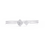 Geometric Diamond Chain Bracelet