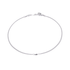 Geometric Diamond Chain Bracelet