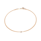 Geometric Diamond Chain Bracelet