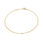 Geometric Diamond Chain Bracelet
