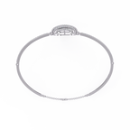 Halo Diamond Cuff Bracelet