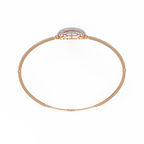 Halo Diamond Cuff Bracelet