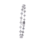 Floral Diamond Link Bracelet