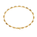 Floral Diamond Link Bracelet
