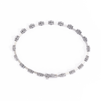 Floral Diamond Link Bracelet