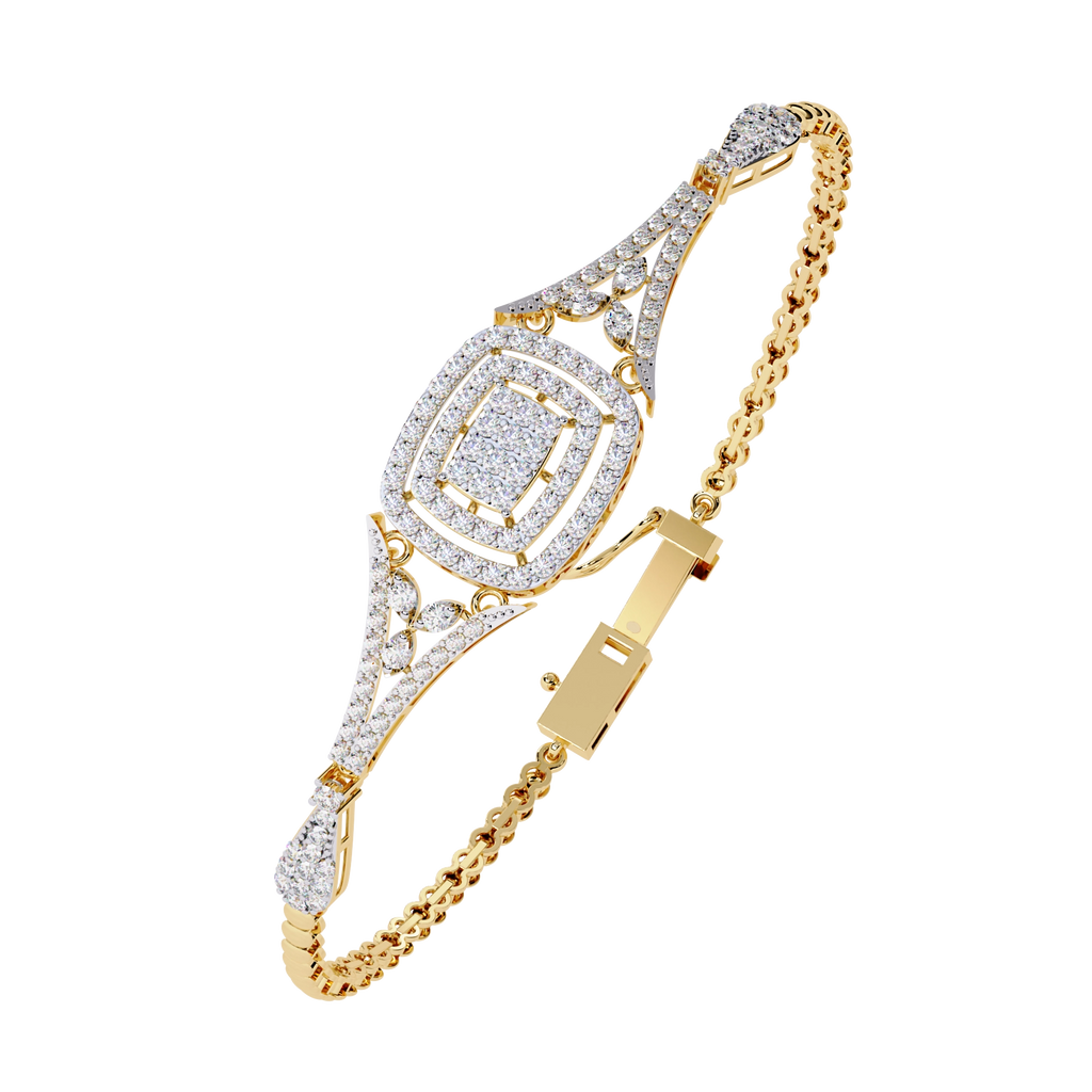 Vintage Diamond Statement Bracelet