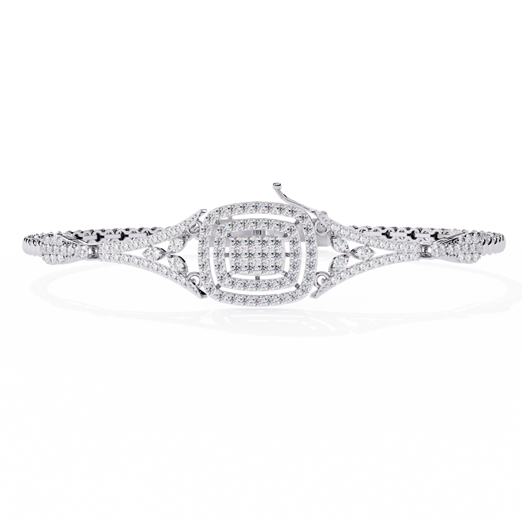 Vintage Diamond Statement Bracelet