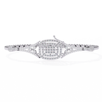 Vintage Diamond Statement Bracelet