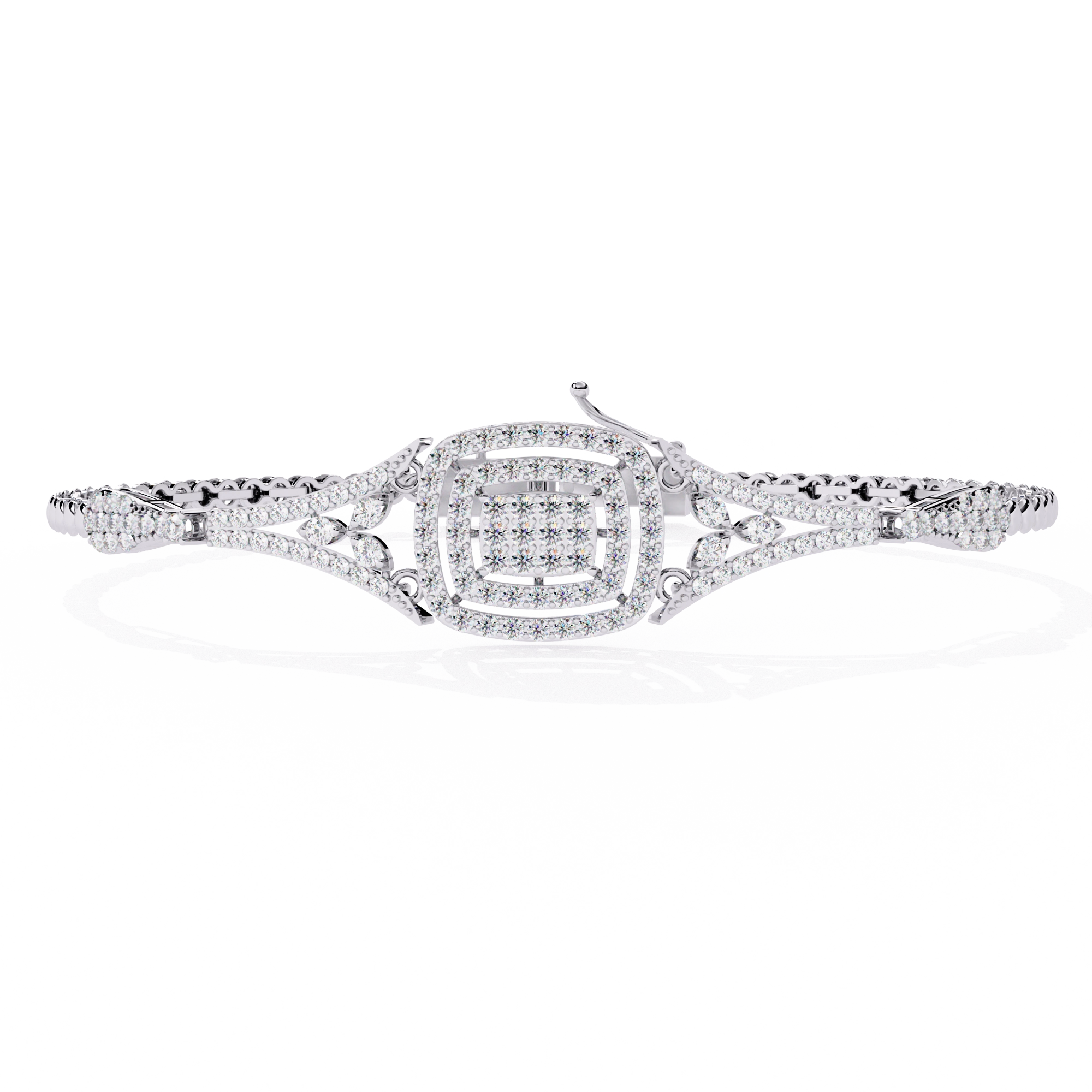 Vintage Diamond Statement Bracelet