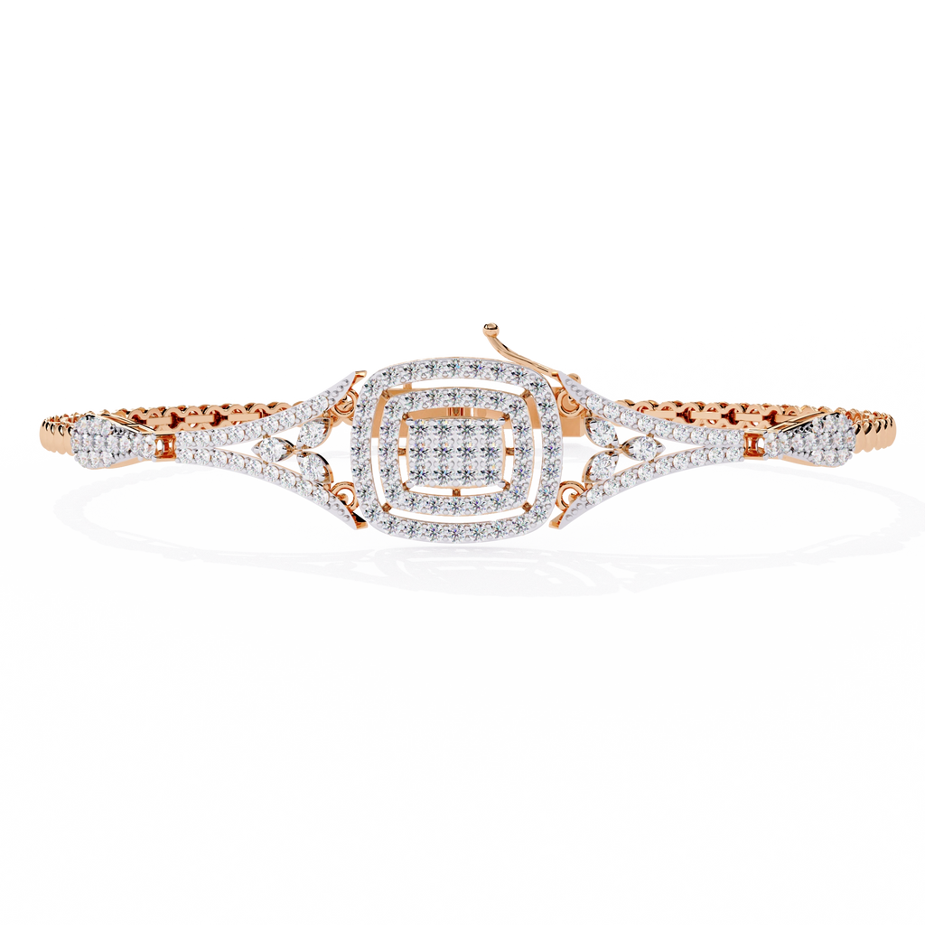 Vintage Diamond Statement Bracelet