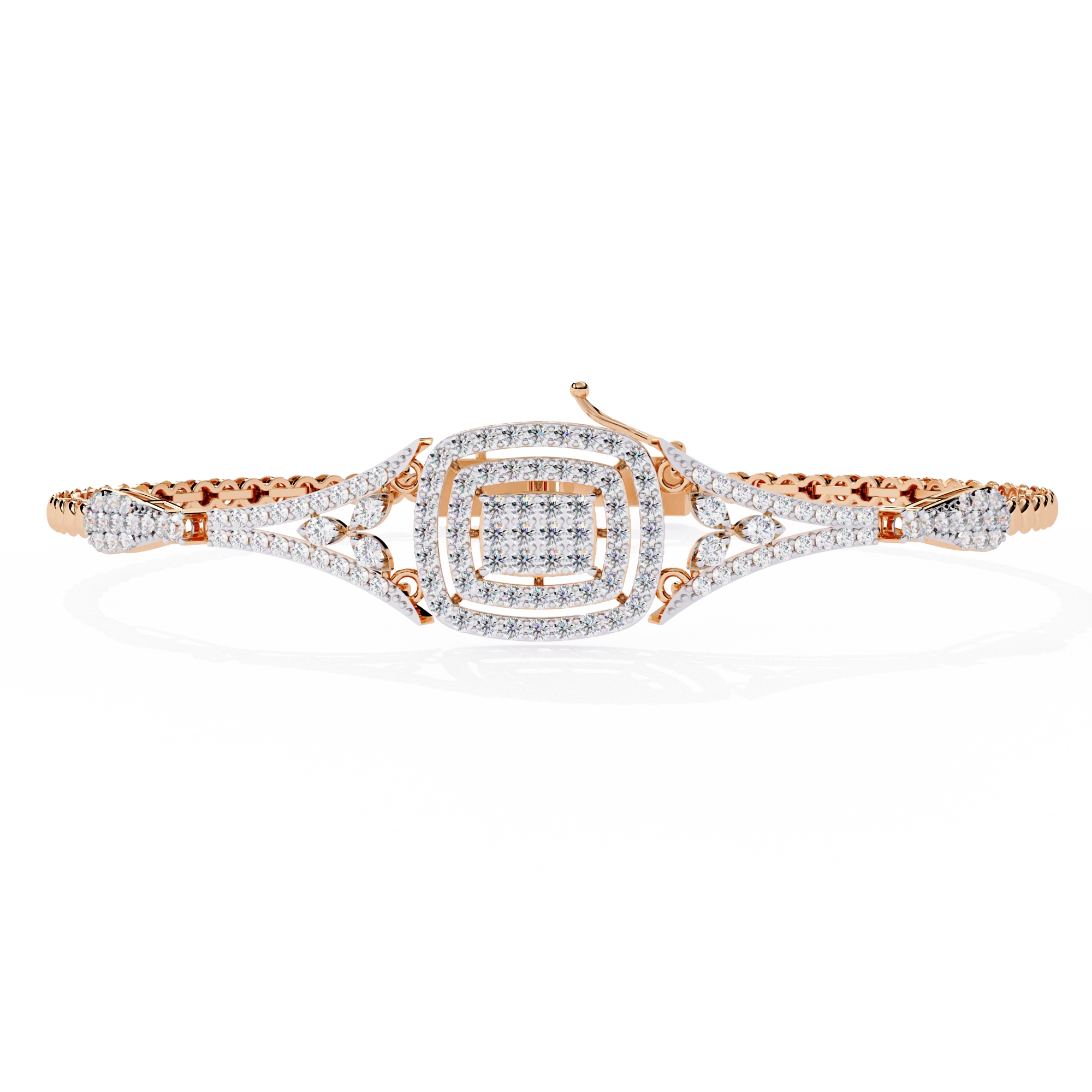 Vintage Diamond Statement Bracelet