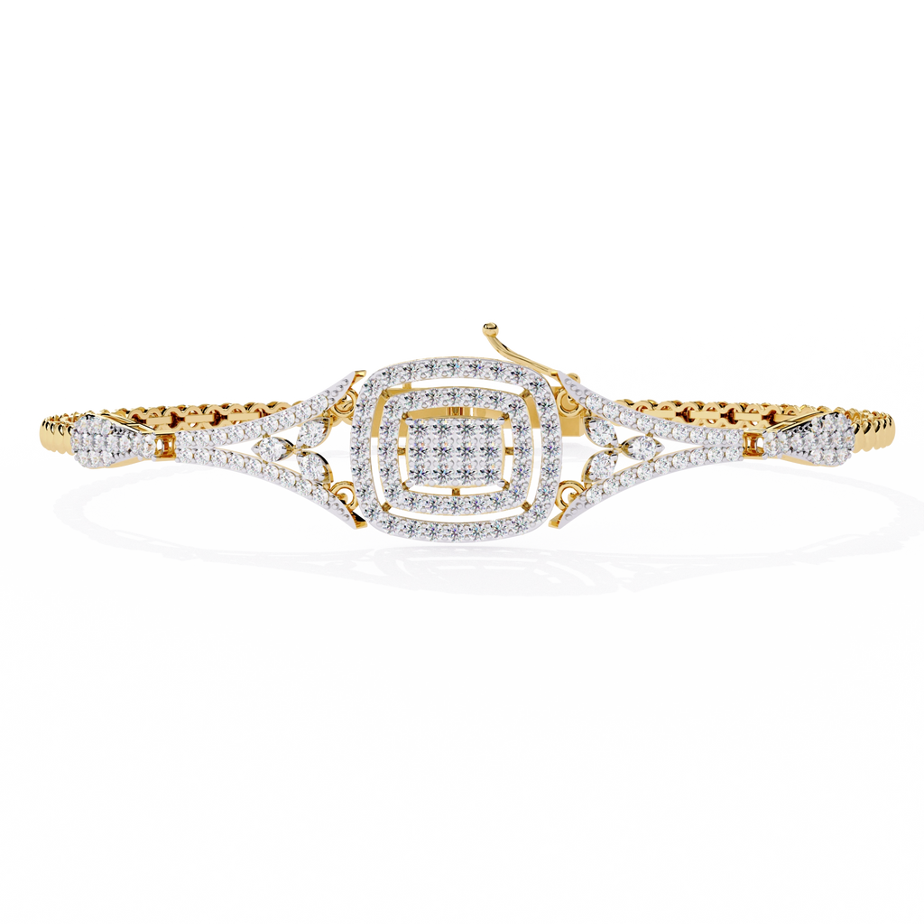 Vintage Diamond Statement Bracelet