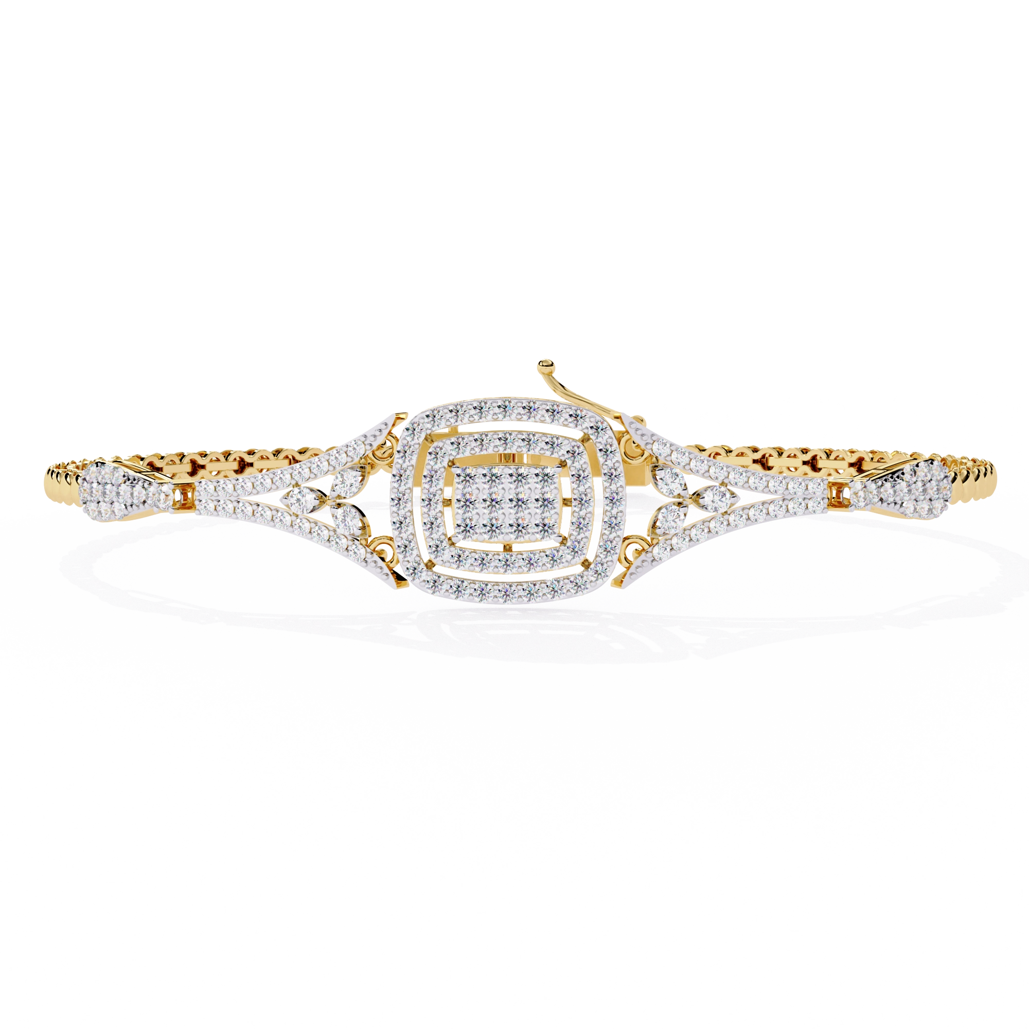 Vintage Diamond Statement Bracelet