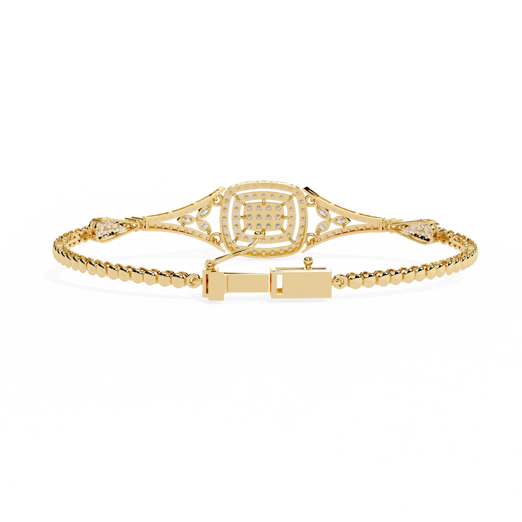Vintage Diamond Statement Bracelet