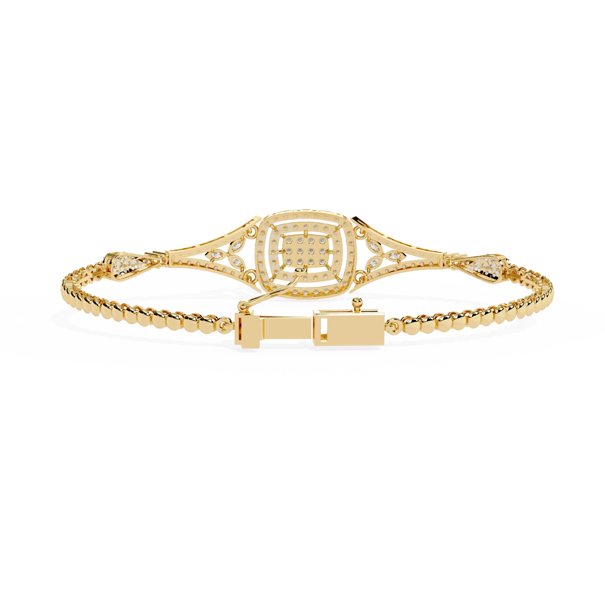 Vintage Diamond Statement Bracelet