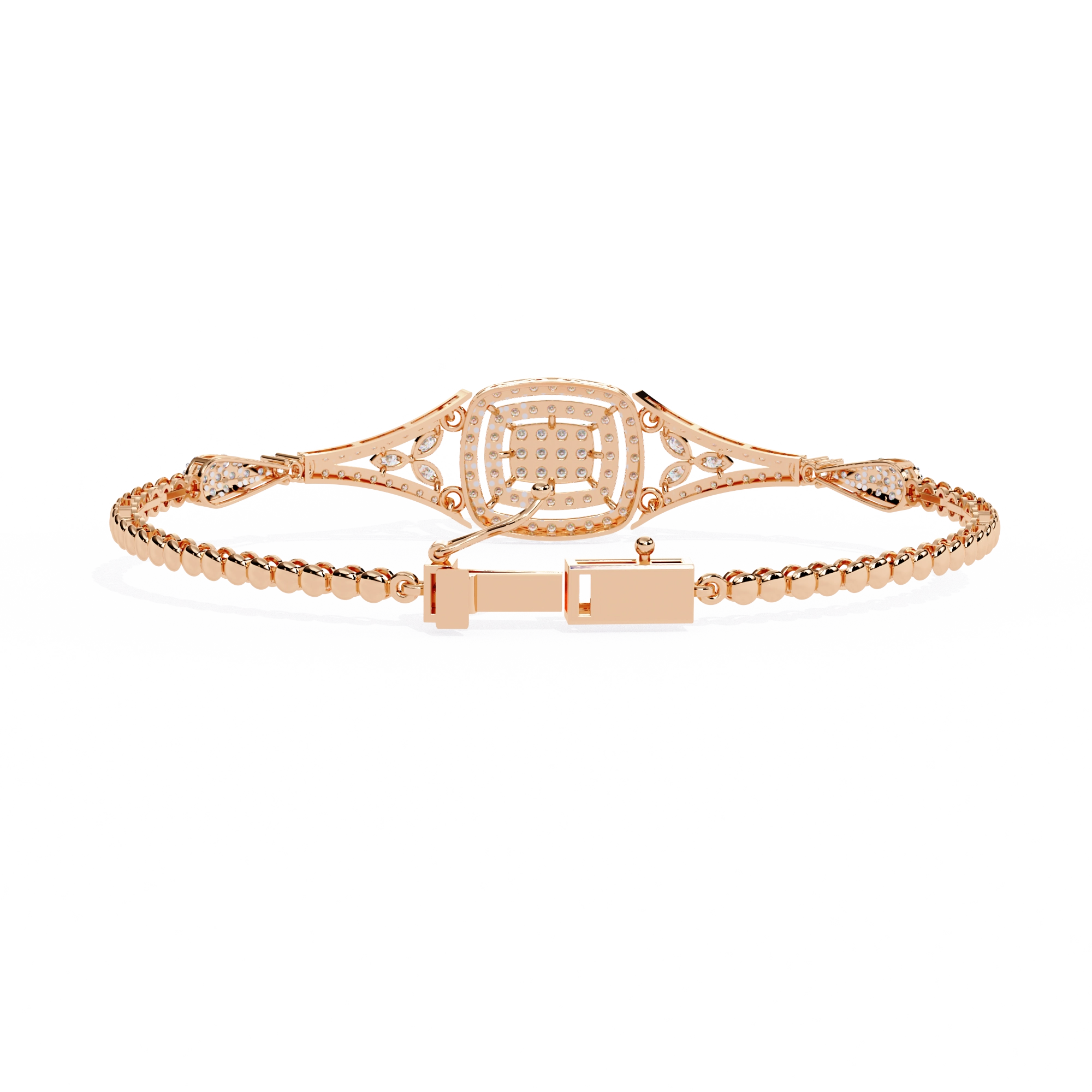 Vintage Diamond Statement Bracelet