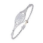 Vintage Diamond Statement Bracelet