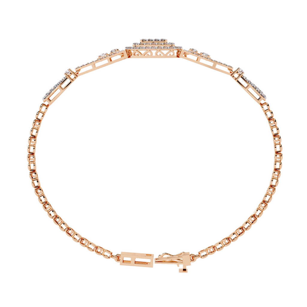 Vintage Diamond Statement Bracelet