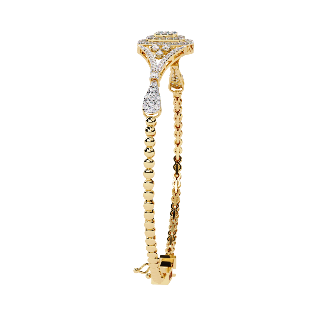 Vintage Diamond Statement Bracelet