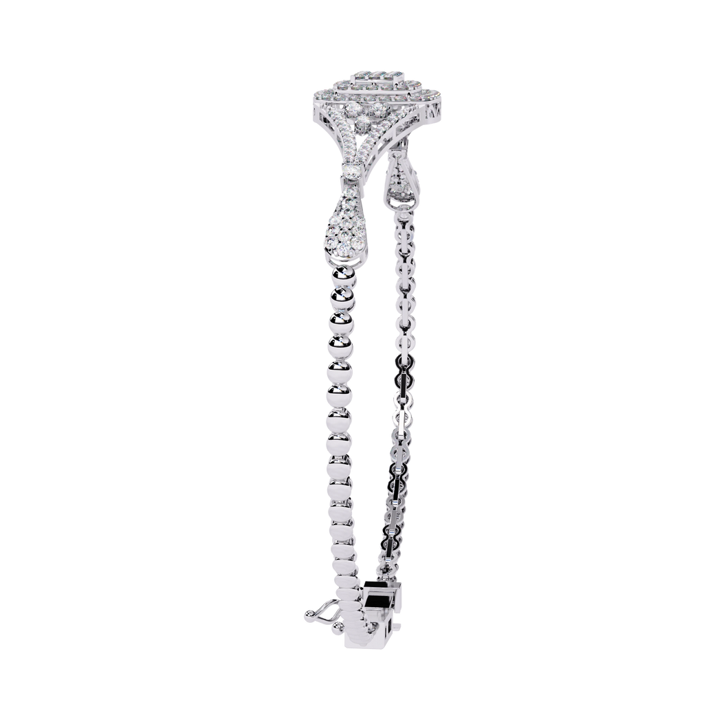Vintage Diamond Statement Bracelet