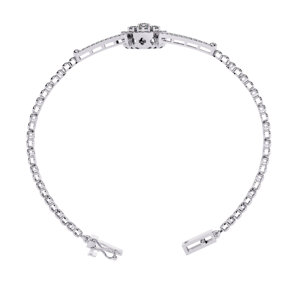 Round Diamond Chain Bracelet