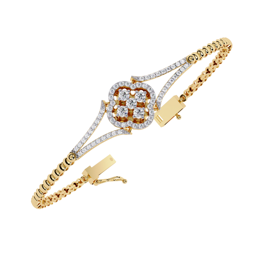 Round Diamond Chain Bracelet